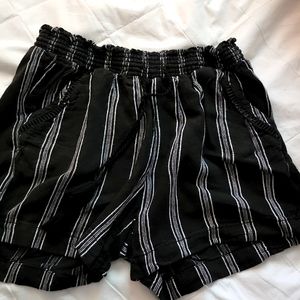 Briggs Black striped shorts